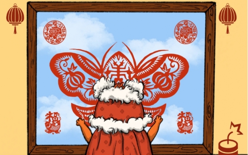 年味漸濃時(shí) - 臘月廿八，貼窗花